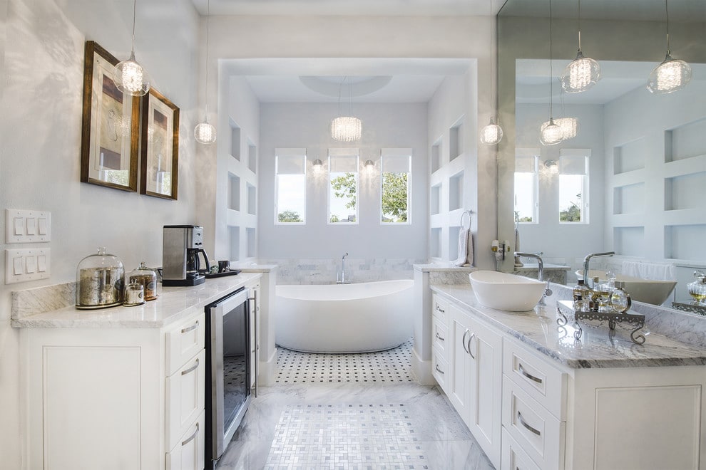 quartz bathroom countertops design in nj